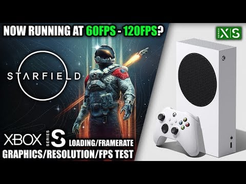 Starfield: 60FPS/120FPS Update/Mod - Xbox Series S Gameplay + FPS Test