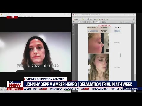 Johnny Depp-Amber Heard: Witness questioned about redness photos | LiveNOW from FOX