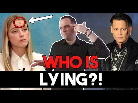 Body Language Analyst REACTS to Johnny Depp v. Amber Heard TRIAL. Who is Lying?!