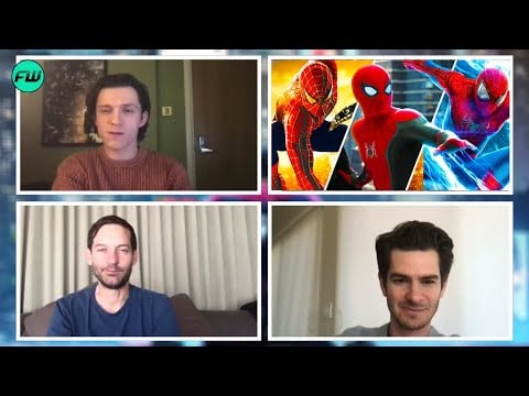 Tobey Maguire, Tom Holland, & Andrew Garfield Talk SPIDER-MAN NO WAY HOME