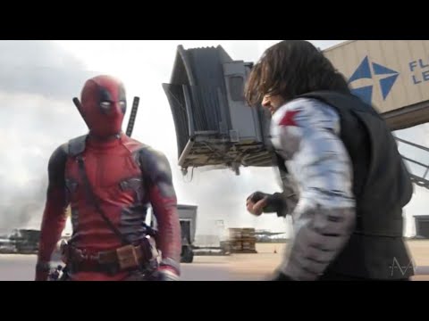 Deadpool Joins the Civil War Airport Battle