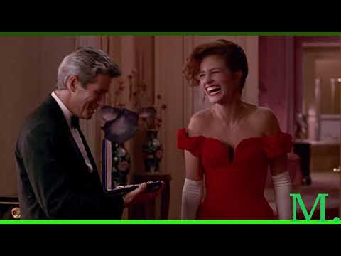 PRETTY WOMAN Julia Roberts Laughing Hard at Richard Gere Jewelry Box Joke