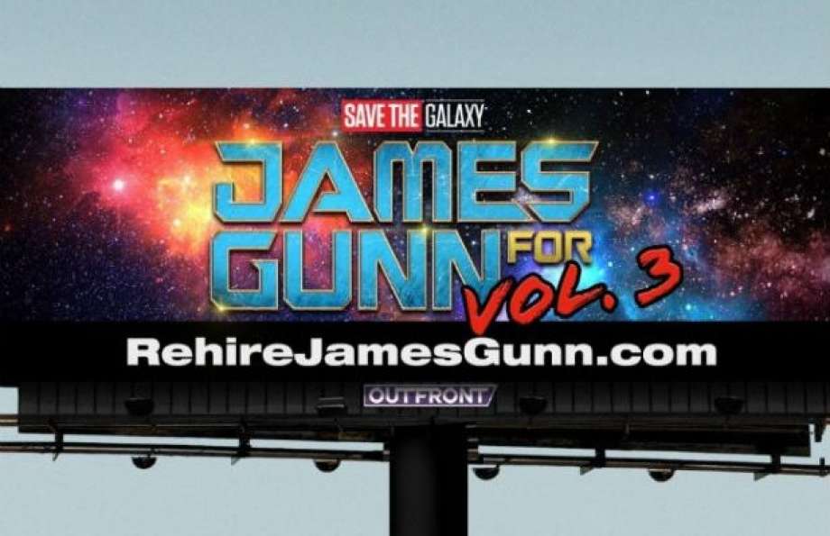 New Billboard Demands Disney Rehire James Gunn
