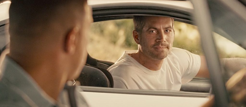 The ending scene of Furious 7