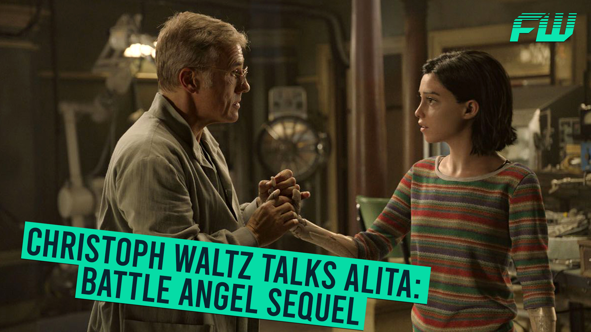 Christoph Waltz Talks Alita Battle Angel Sequel