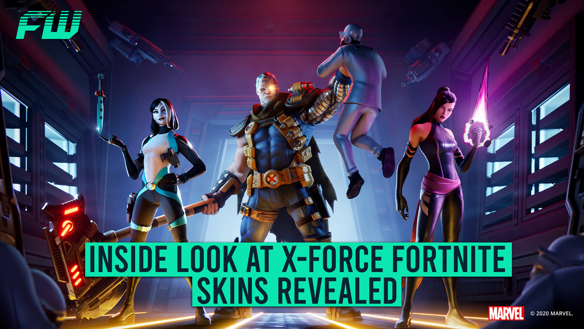 Inside Look at X Force Fortnite Skins Revealed