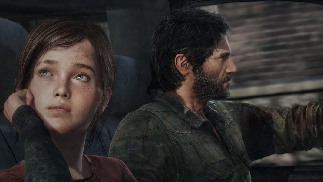 Joel and Ellie in The Last of Us game