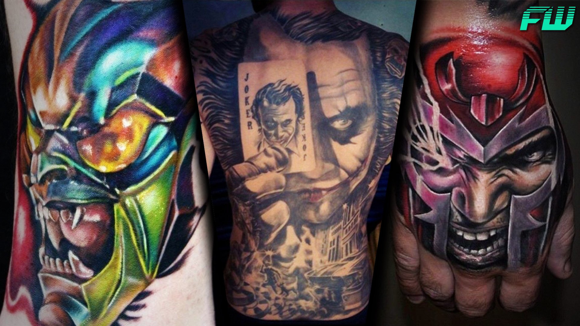 Simple Villain Tattoo by @vicentetattoos - Tattoogrid.net