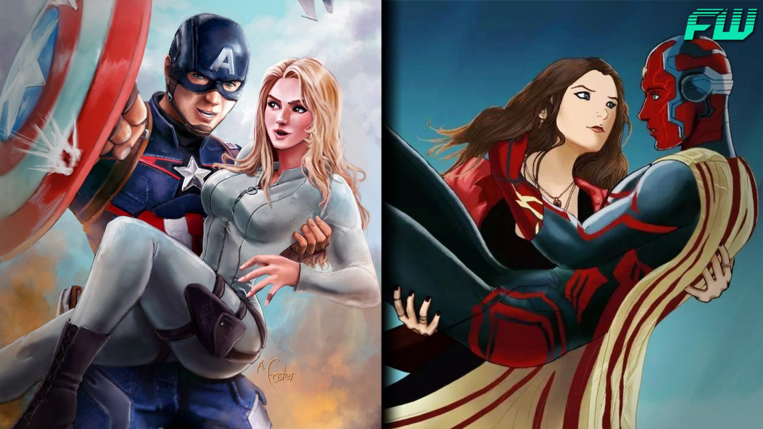 13 Marvel Cinematic Universe Couple Re Designs That Are Better Than The