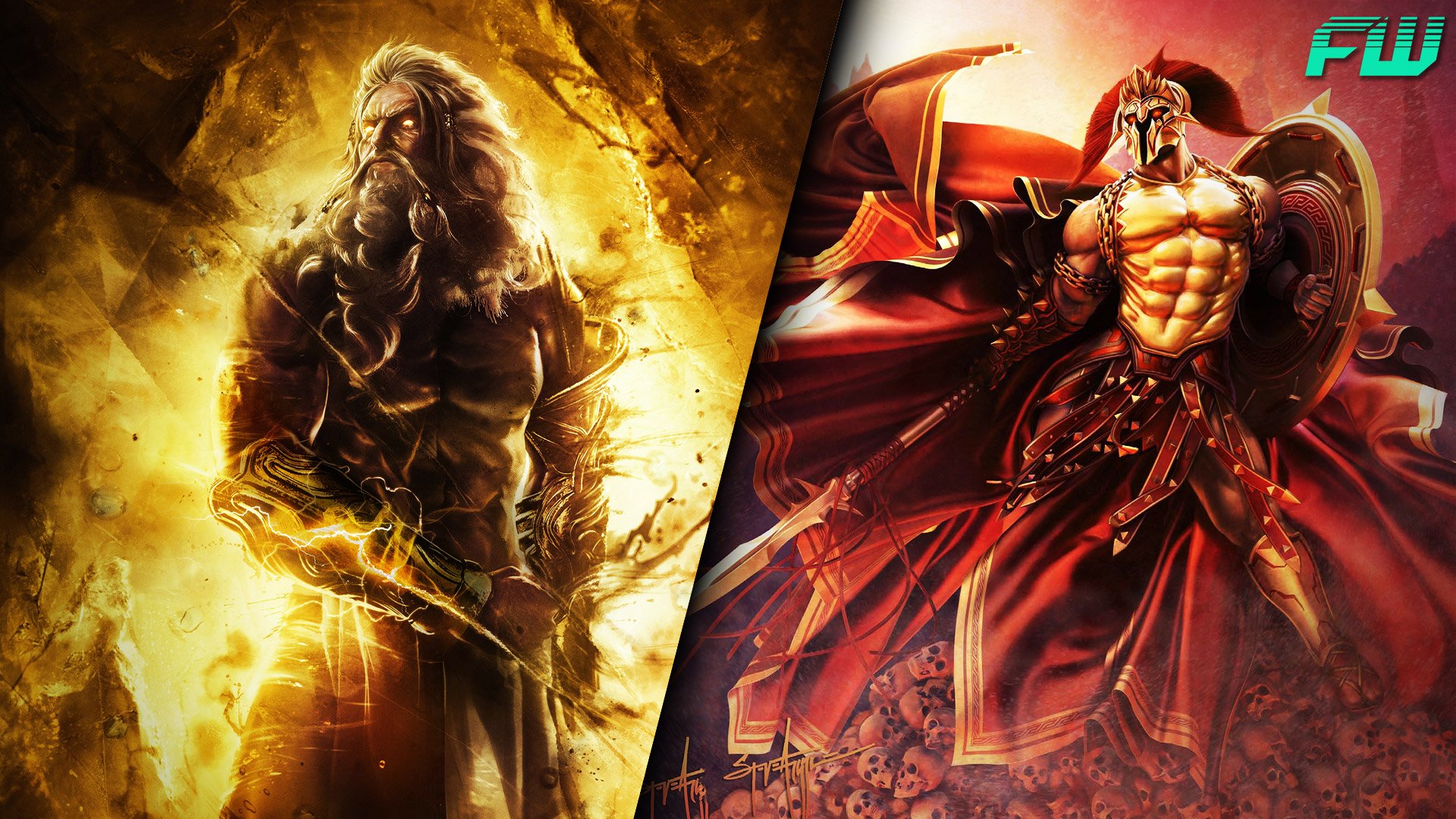 God of War Size Comparison  Greek and Norse Gods, Titans and Monsters 