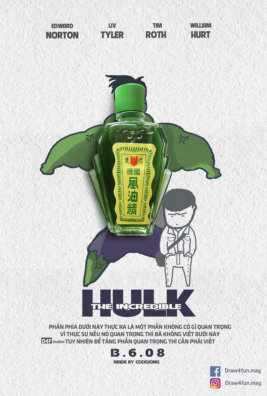 MCU poster The Incredible Hulk