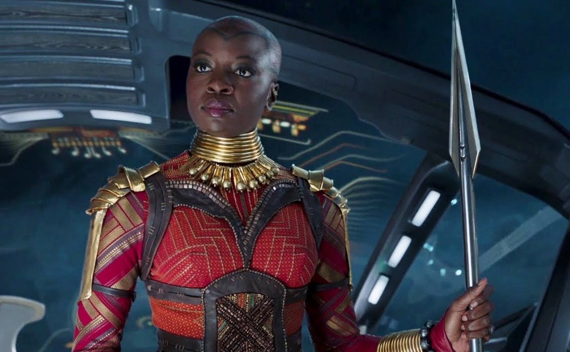 Okoye in Black Panther - Black Panther: Wakanda Forever Reveals First Look at Shuri, Okoye