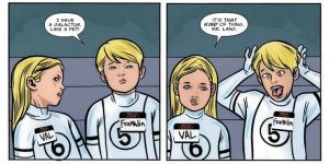 Franklin and Valeria Richards the Kids of the Fantastic Four from Marvel Comics