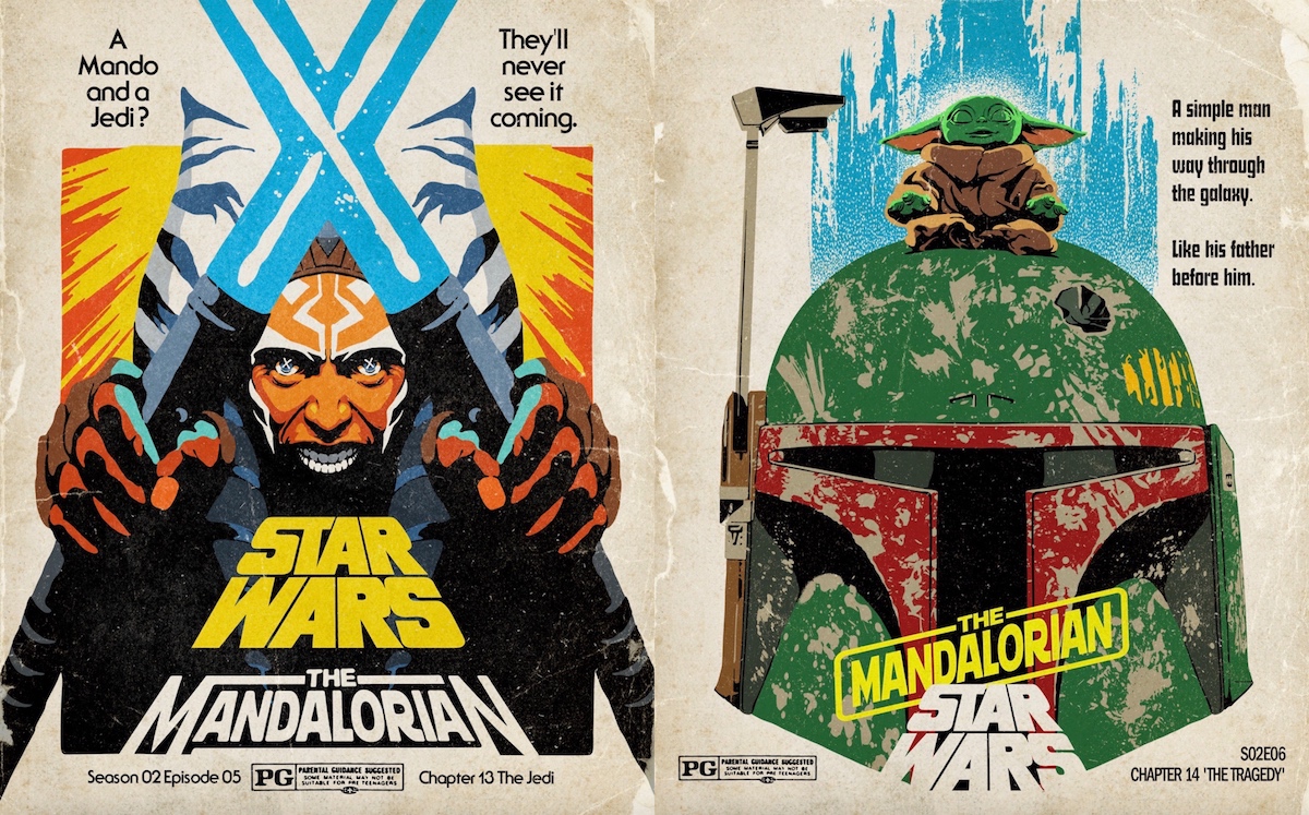Star Wars Official Mandalorian Dark Poster 