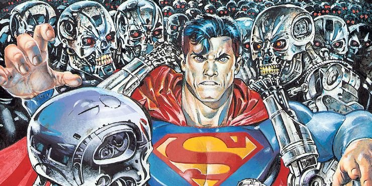 Superman Crossovers The Terminator Skynet