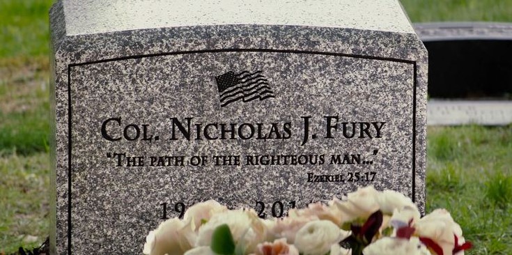 Nick Fury's grave