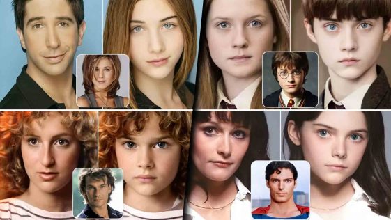 Man Uses AI To See What Grown Up Kids Of Famous Fictional Couples Would Look Like new