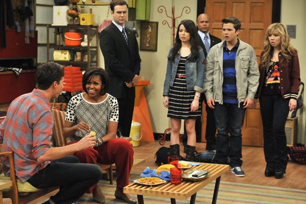 Michelle Obama in 'iCarly'