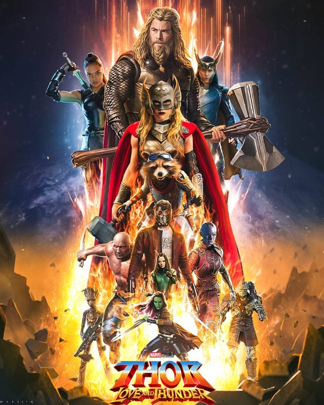 Thor Love And Thunder Fan Poster thor 43656595 640 800
