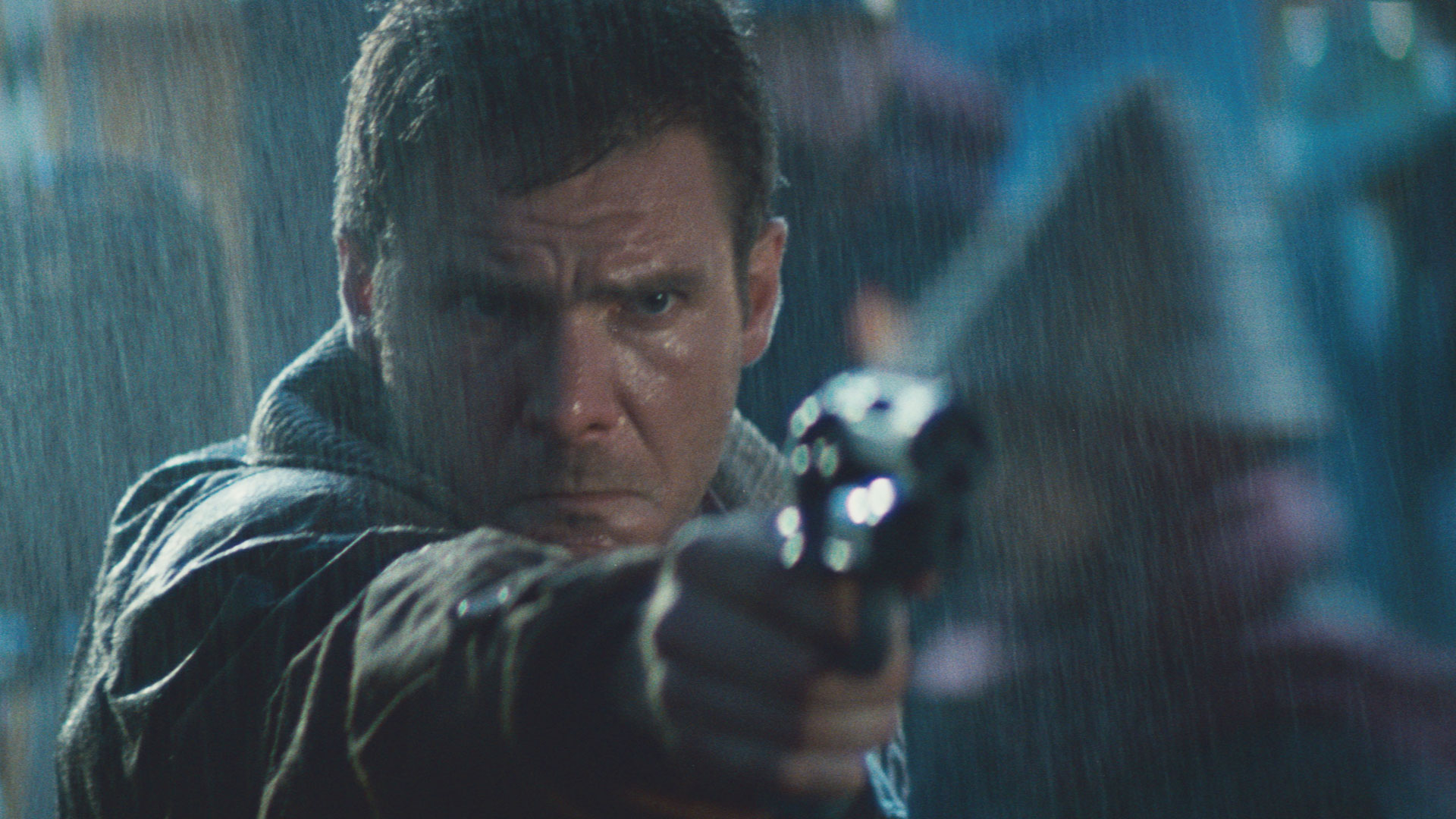Harrison Ford in Blade Runner (1982).