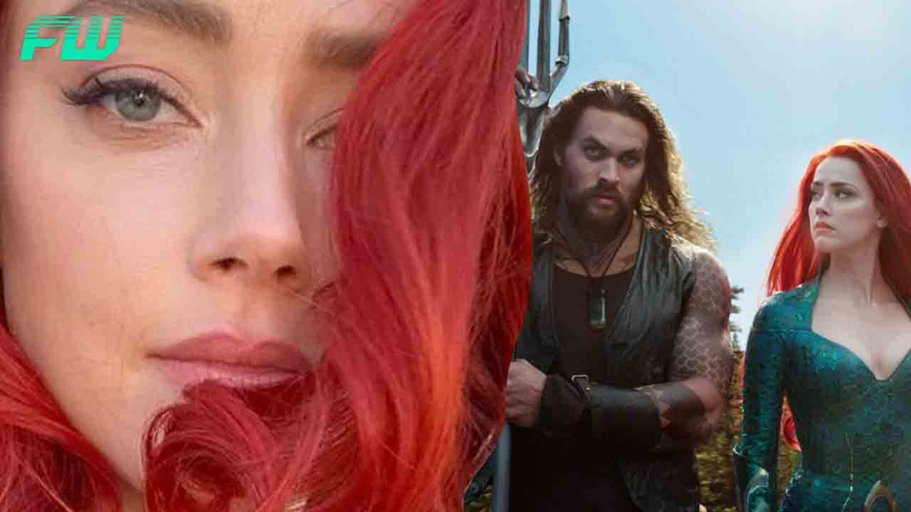 Aquaman 2 Amber Heard Teases Fans With Meras Red Head Look Fandomwire