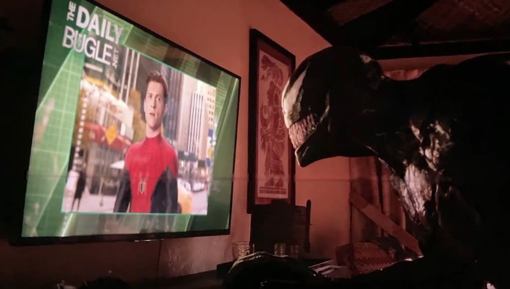 Sony's Venom and MCU's Spider-Man in Venom 2 Post Credit Scene