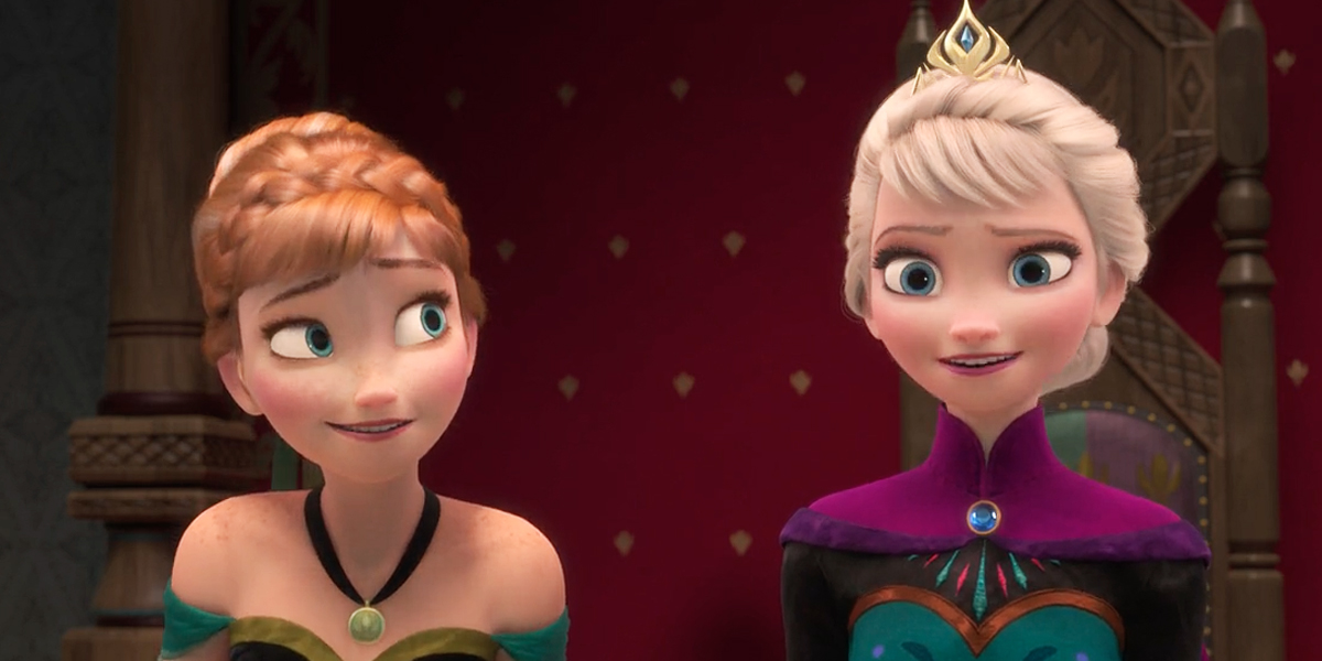 Elsa and Anna Frozen