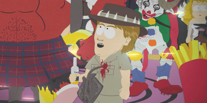 An offensive TV show surrounding - South Park