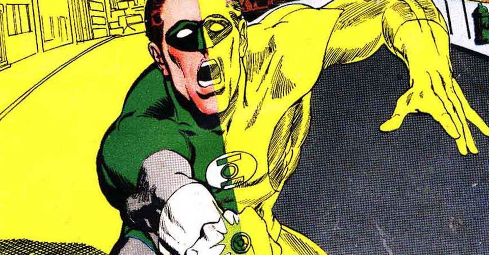 Green Lantern superhero weakness - the color yellow.