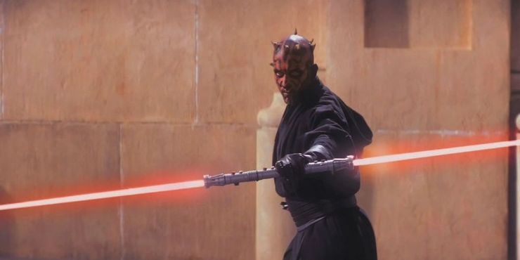One of the most iconic lightsabers - Darth maul's lightsaber