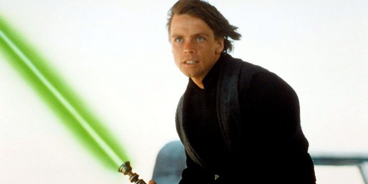 One of the most iconic lightsabers belonging to Luke Skywalker