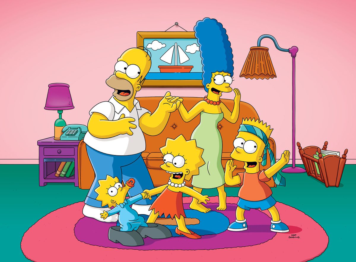The Simpsons cartoon show