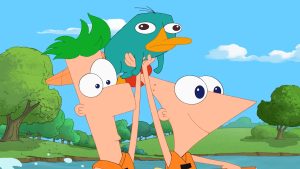 Phines and Ferb with Perry