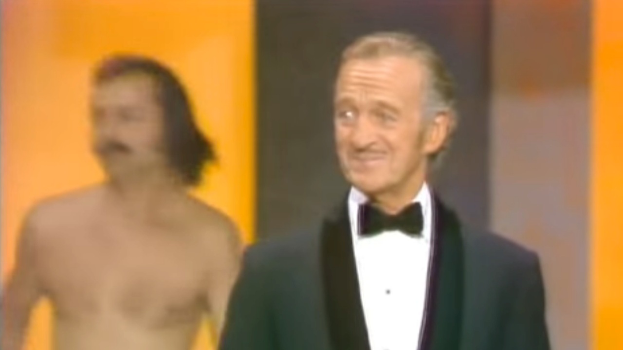 David Niven was interrupted most controversial oscar moments