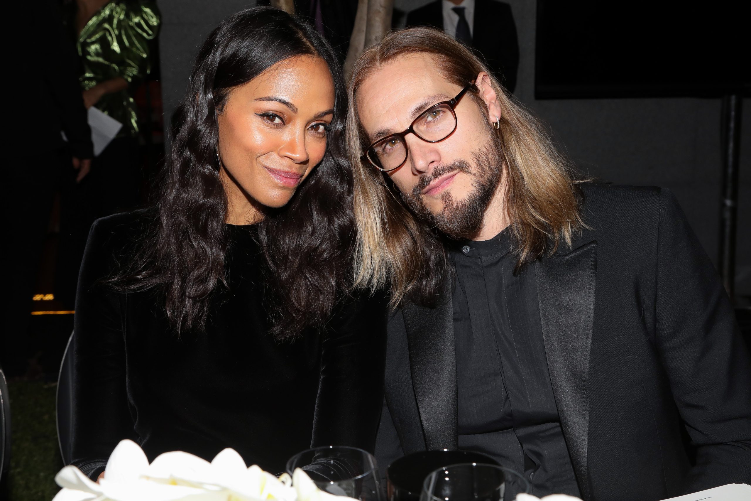 One of the popular actors who married non-famous people: Zoe Saldana and Marco Perego