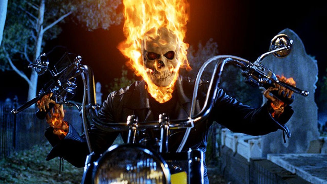 Nicolas Cage as Ghost Rider 