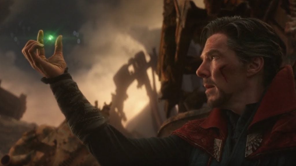 Doctor Strange Gives The Time Stone
