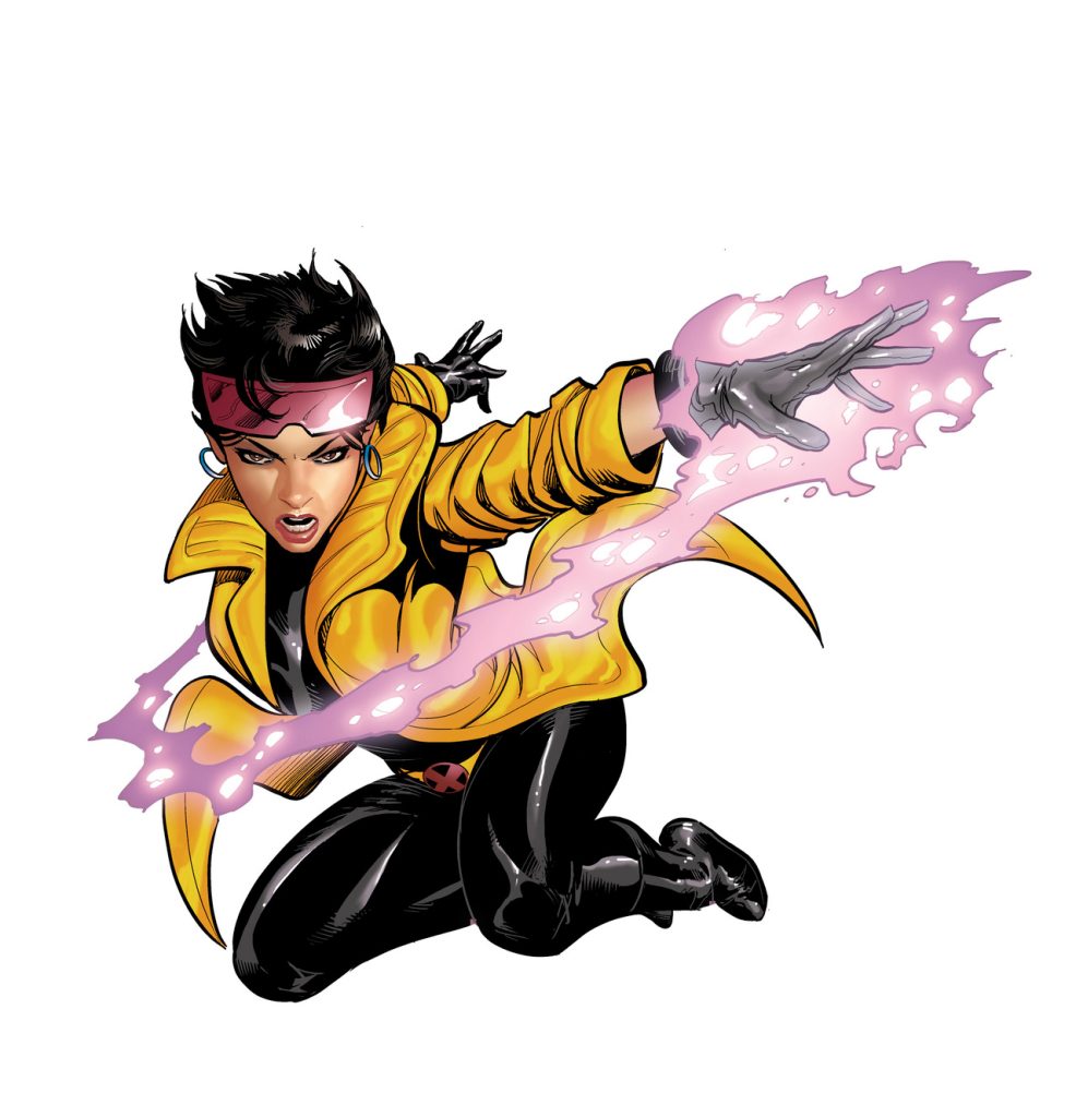 One of the mutants with highly evolved mutant powers: Jubilee