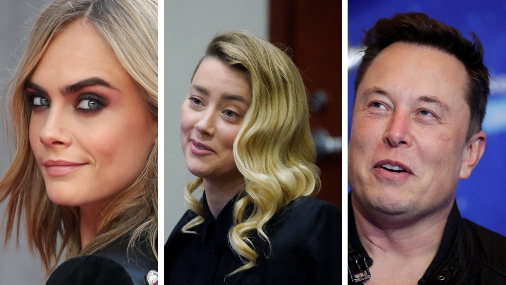 Elon Musk Amber Heard Cara Delevingne Threesome - Johnny Depp-Amber Heard Case