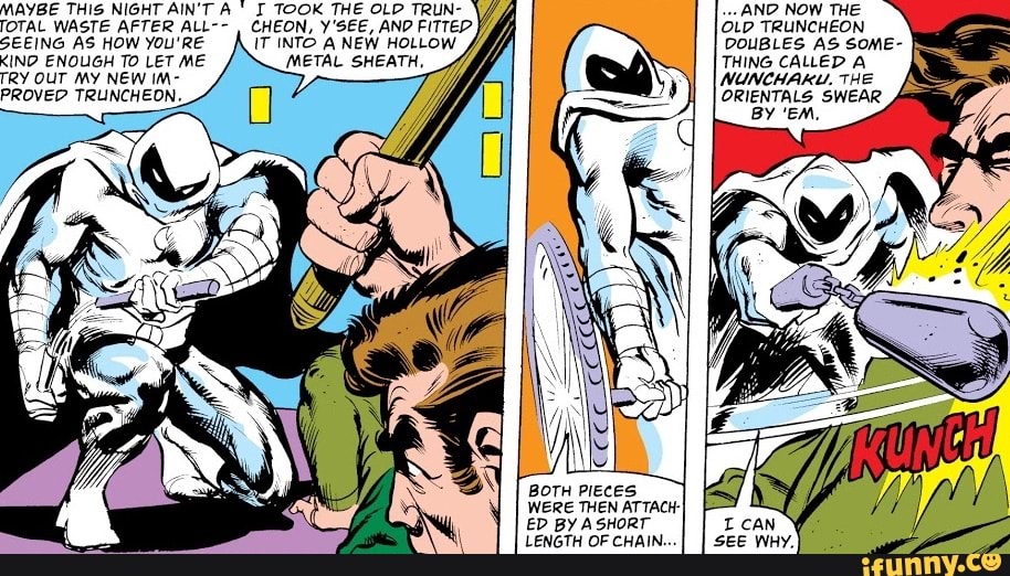  Ranking Moon Knight's weapons