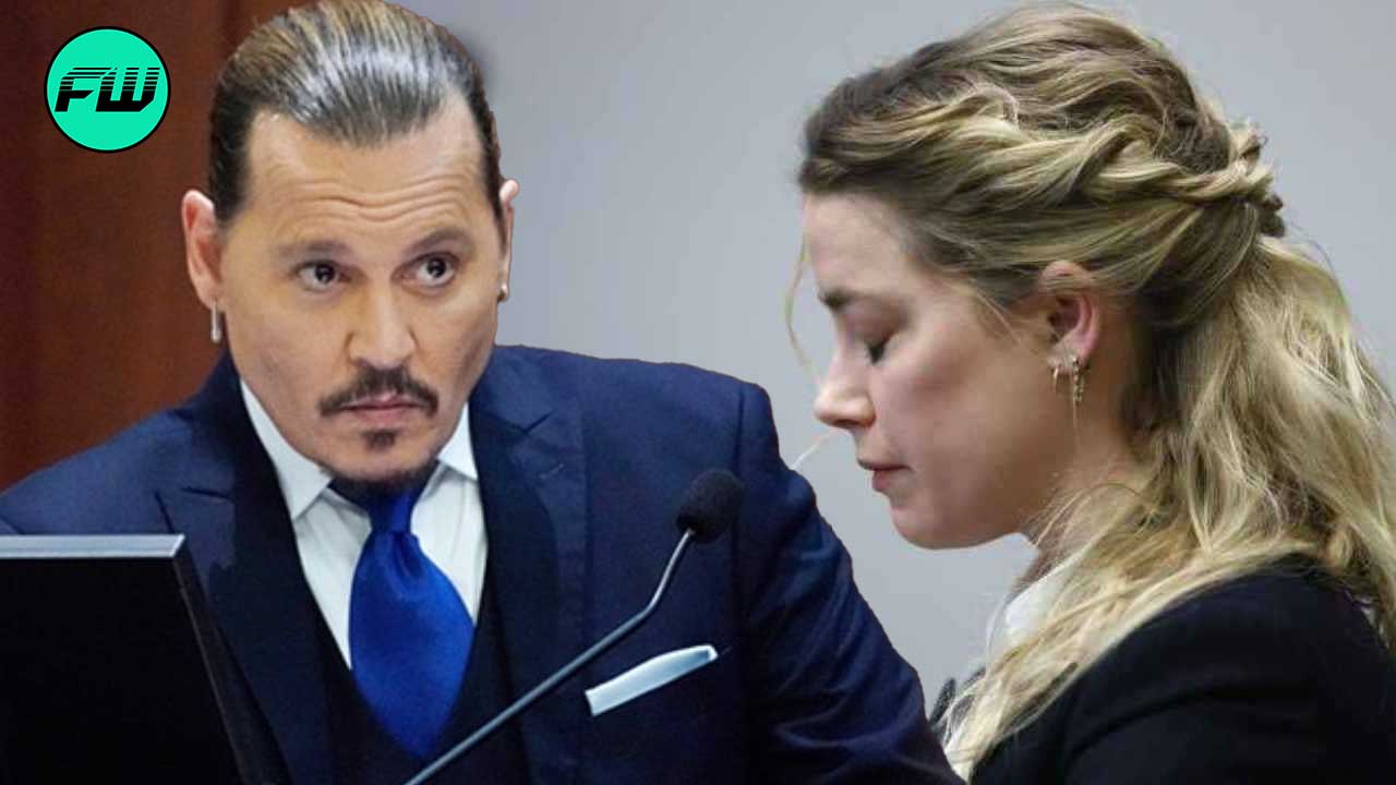 Johnny Depp and Amber Heard in the trial.