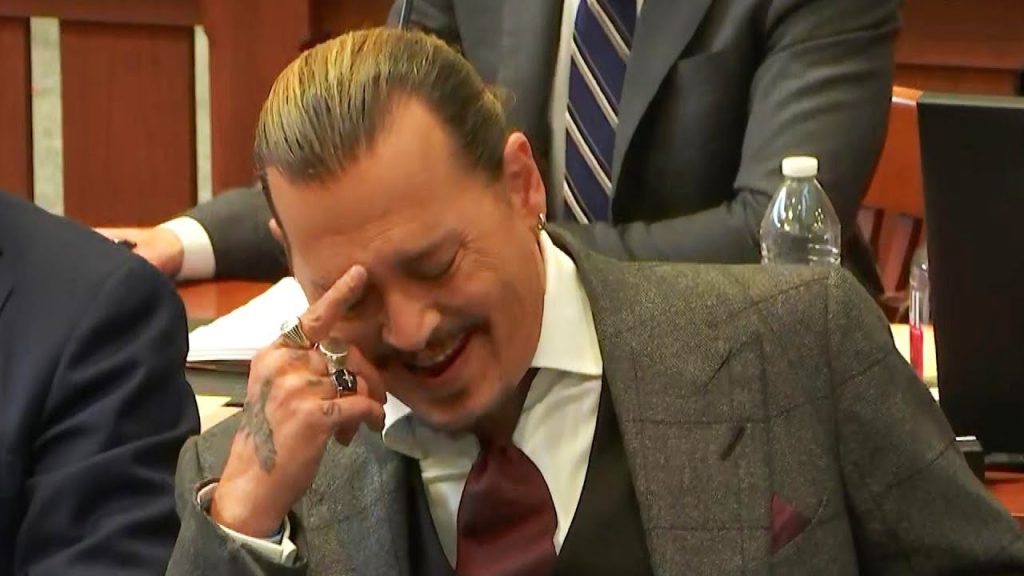 Johnny Depp laughs at this bizarre question by Heard's Lawyer