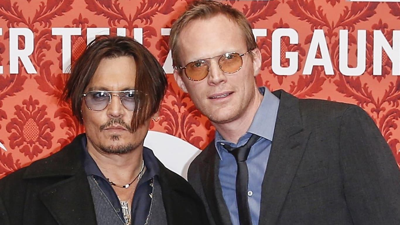 Johnny Depp and Paul Bettany.
