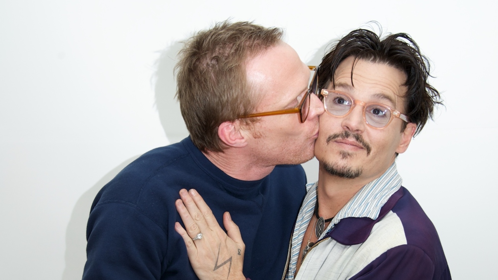 Paul Bettany and Johnny Depp Bromancing
