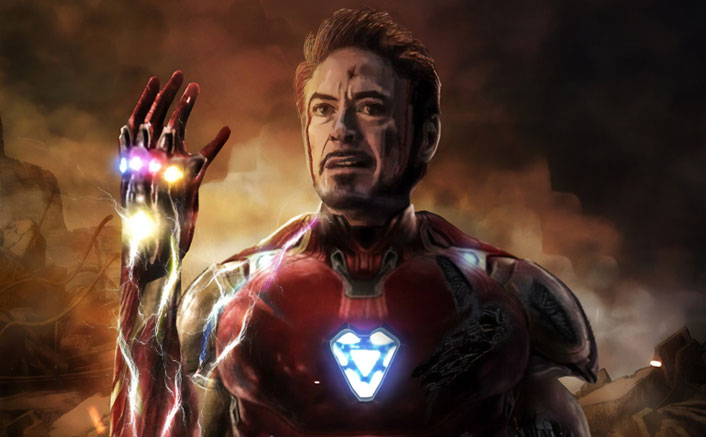 Robert Downey Jr as Iron Man in Avengers: Endgame.
