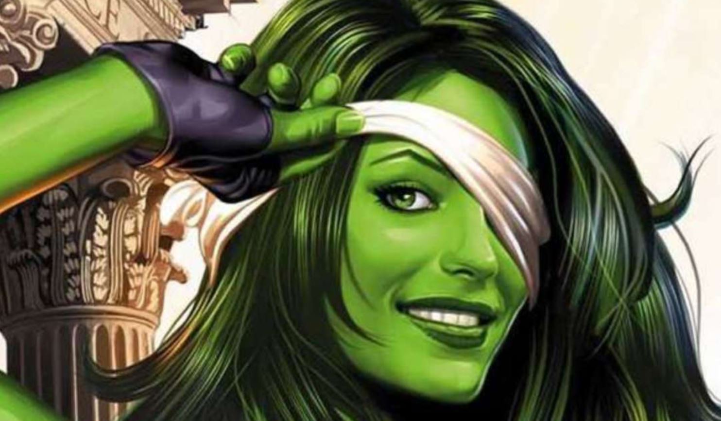 One of the female versions of the Marvel superheroes: She-Hulk.