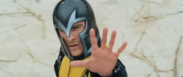 Michael Fassbender as Magneto in X-Men: First Class and Prometheus.