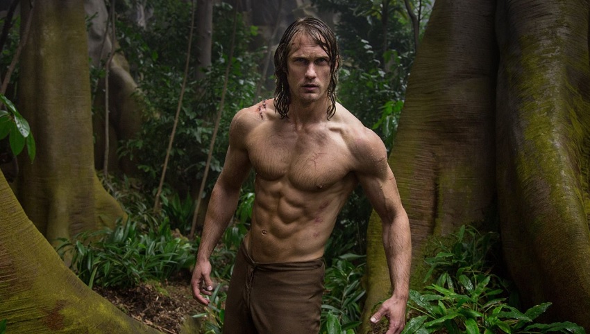 Alexander Skarsgard in his movie Tarzan.