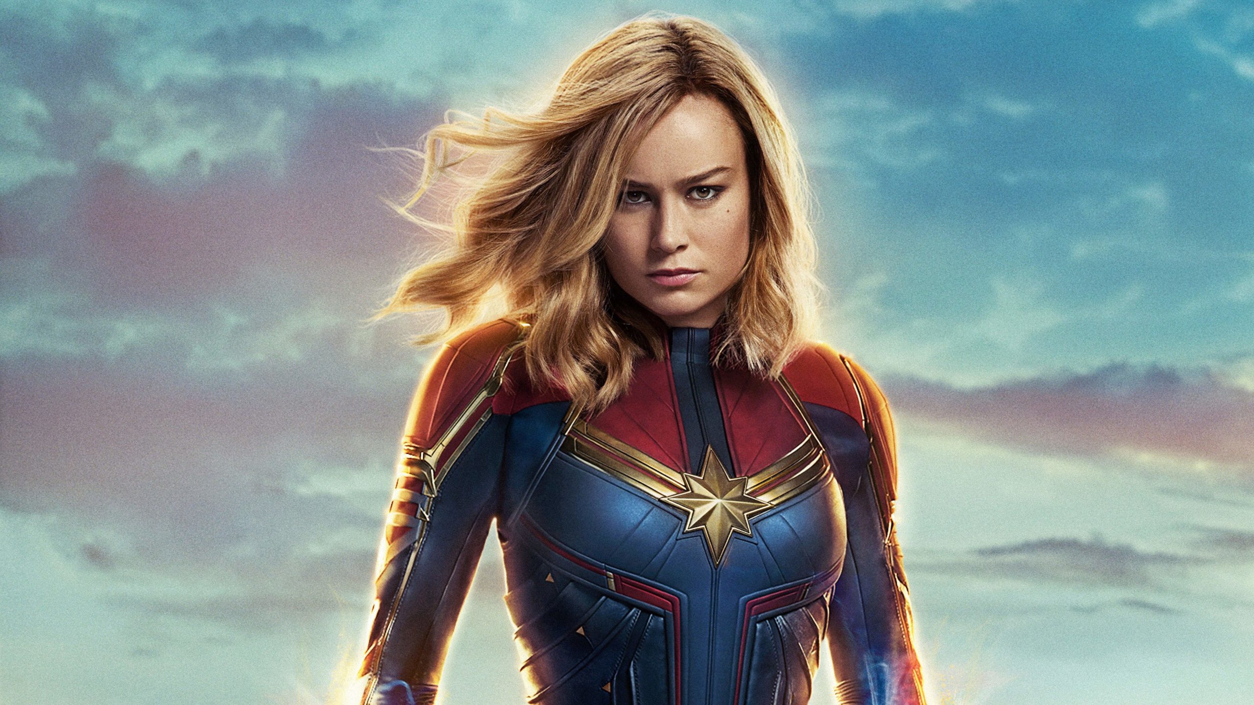 One of the female versions of the Marvel superheroes: Captain Marvel.