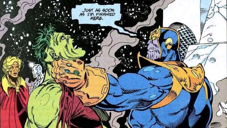 The war between Thanos vs Gorr.